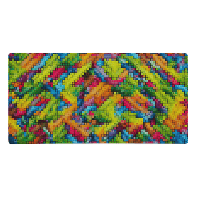 Premium Gaming Mouse Pad | Colorful Pixel Art