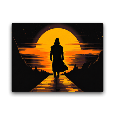 Slim Canvas | Guardian on Sunset Path