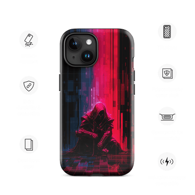 Tough Phone Case for iPhone® 15 | Neo Futuristic Assassin