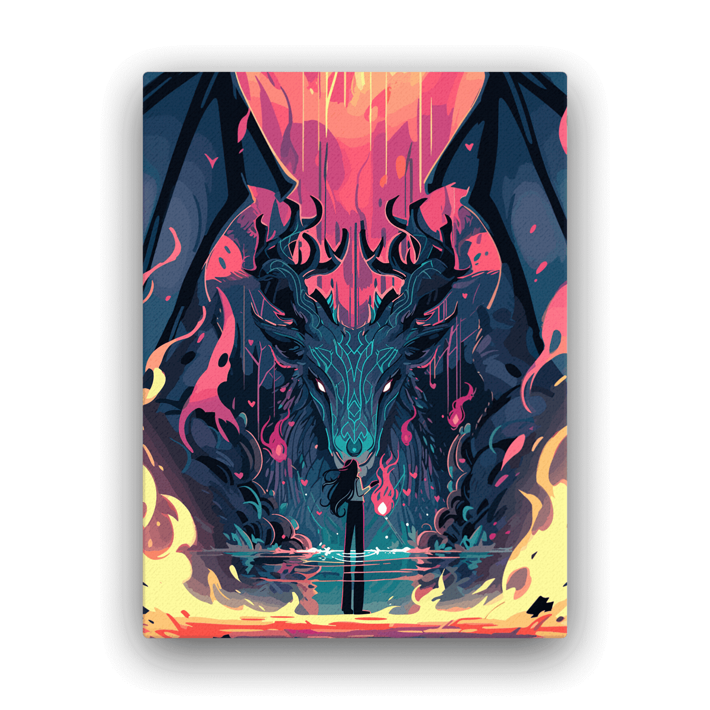 Slim Canvas | Fire Dragon