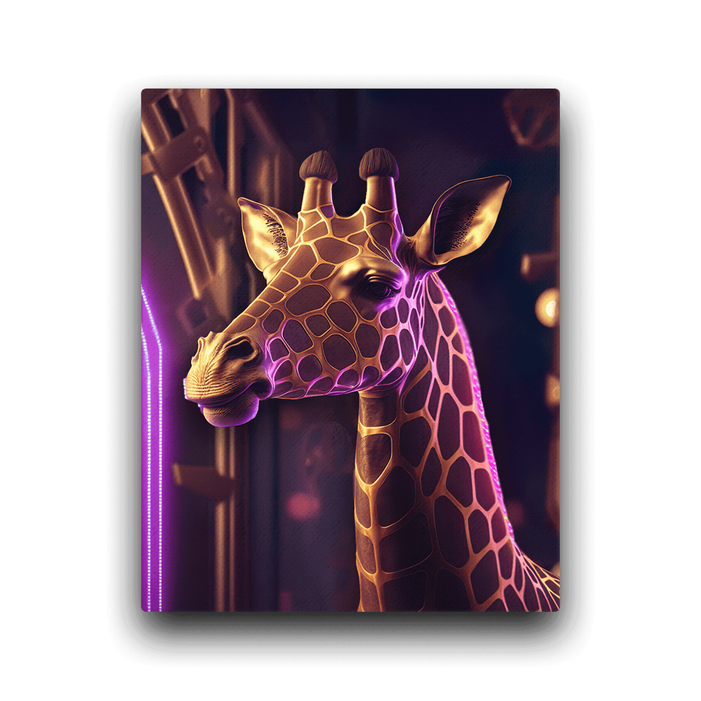 Slim Canvas | Golden Club Giraffe