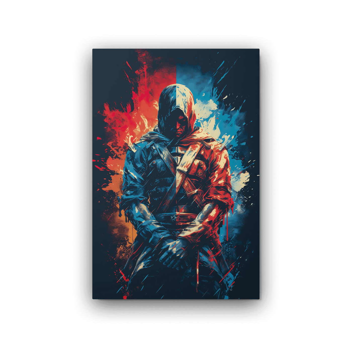 Glossy Metal Print | Undefeated Assassin