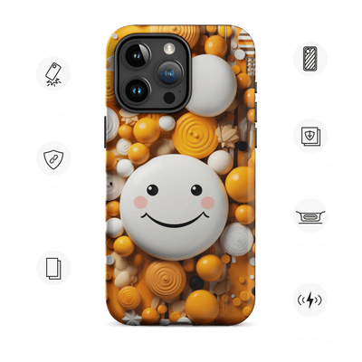 Tough Phone Case for iPhone® 15 | Smileys Decor