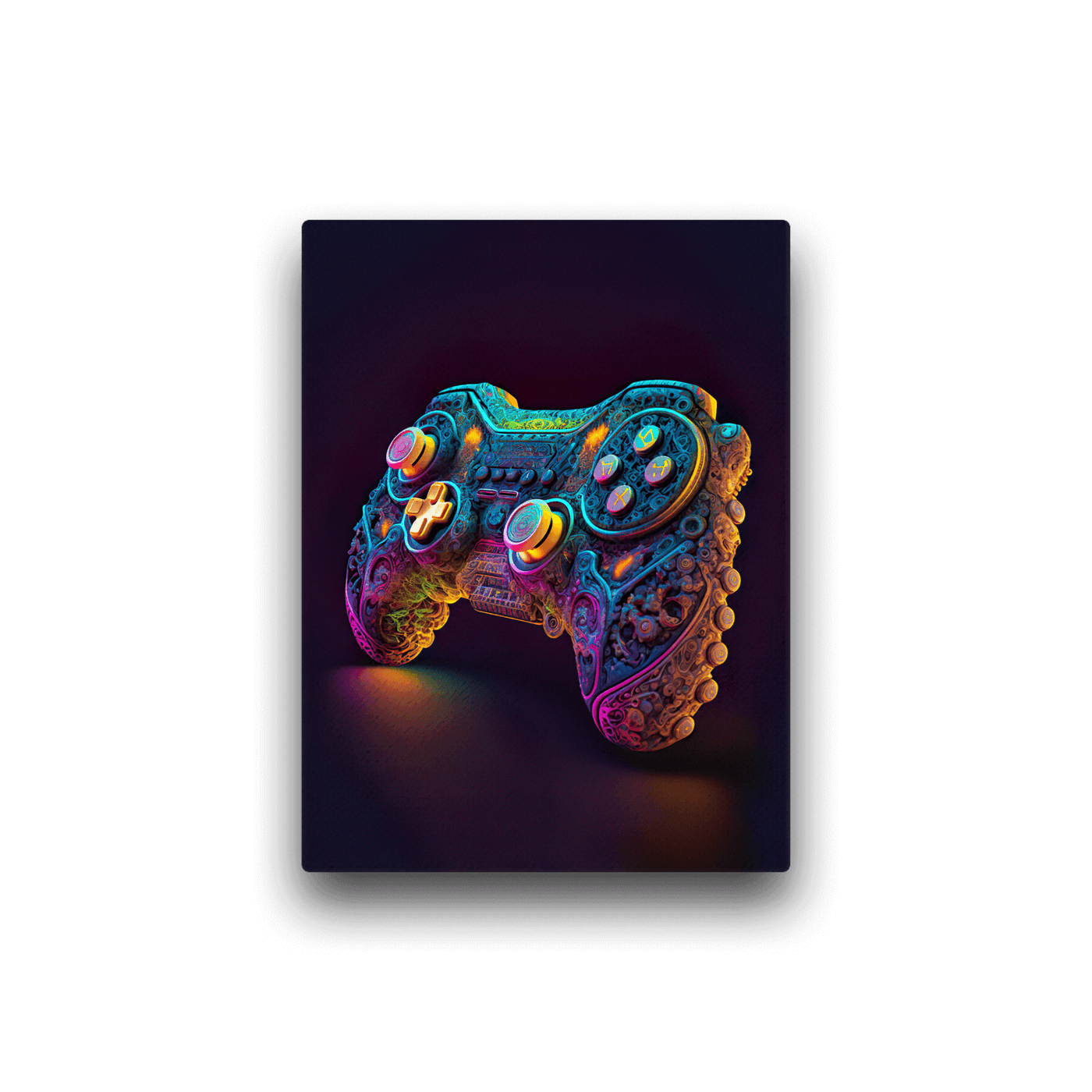Slim Canvas | Mystical Glowing Gamepad