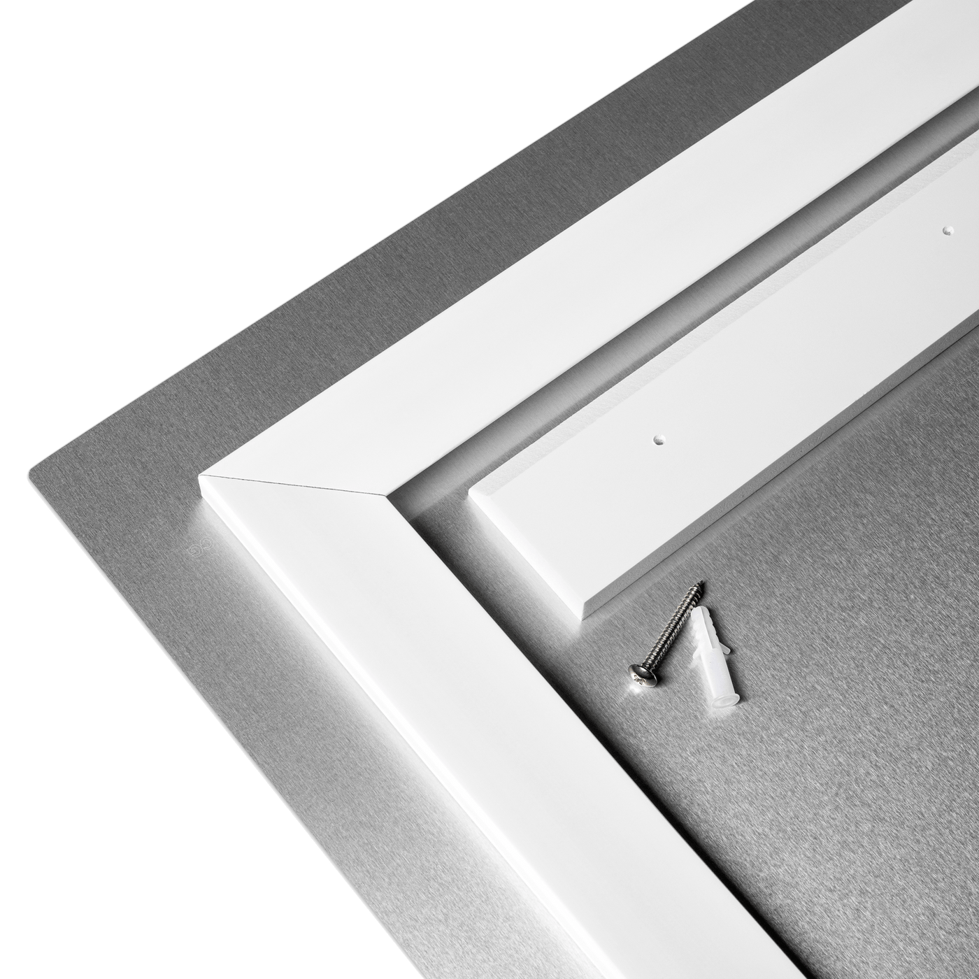 Glossy Metal Print | Streamer on Shiny Neon Downtown