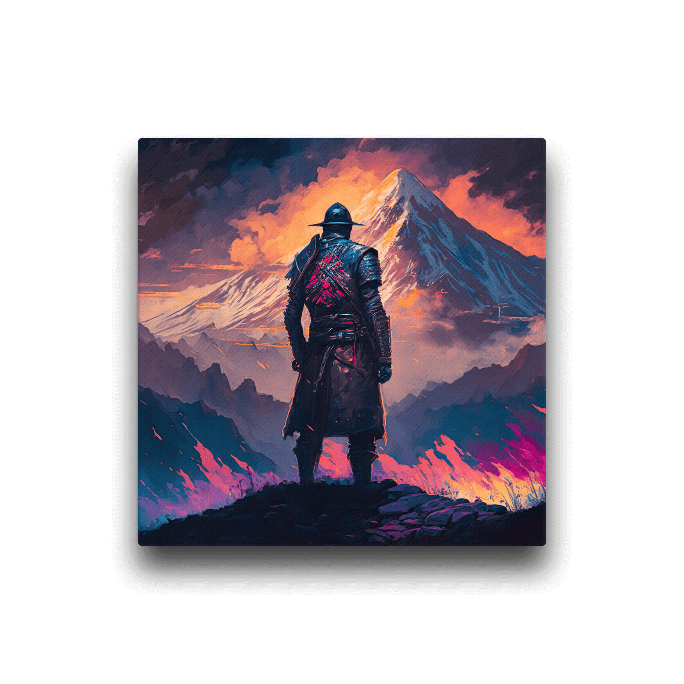 Slim Canvas | Samurai on the Mountains