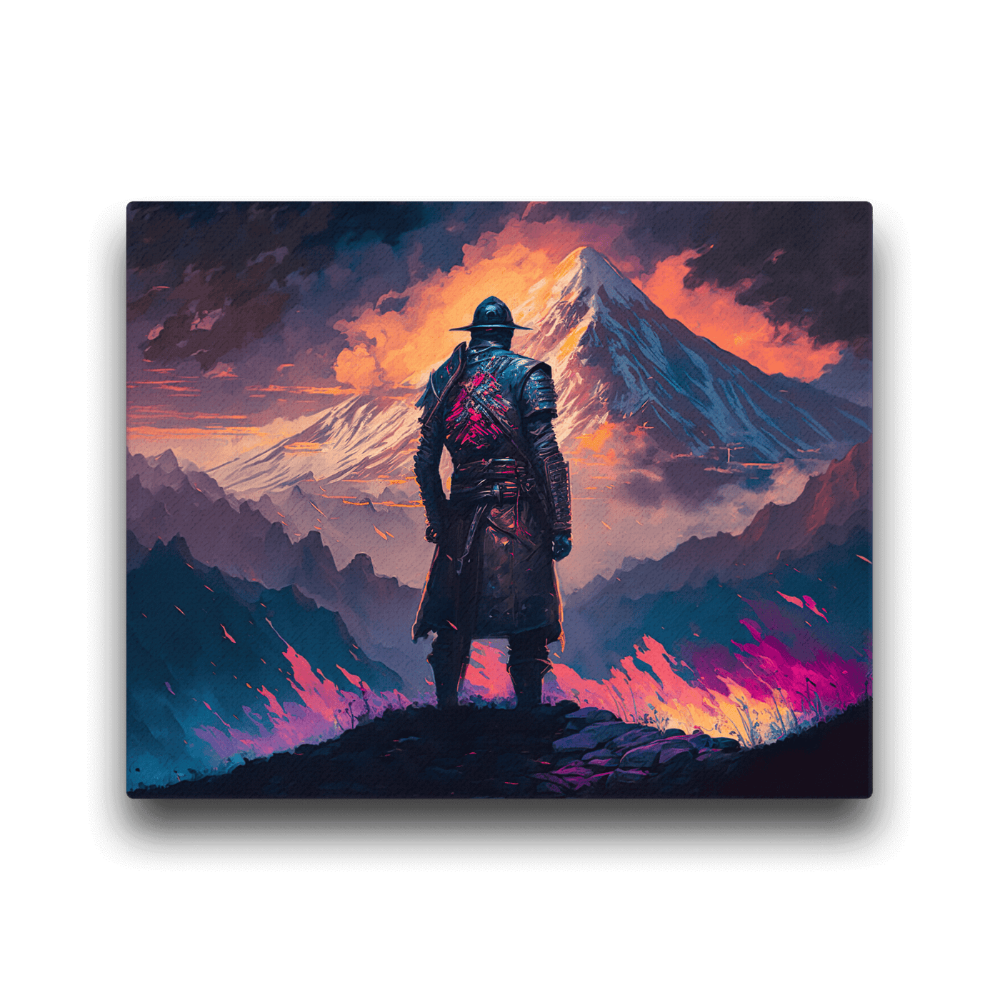 Slim Canvas | Samurai on the Mountains