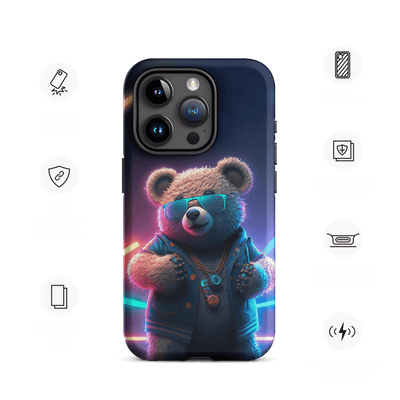 Tough Phone Case for iPhone® 15 | Club Teddy Bear