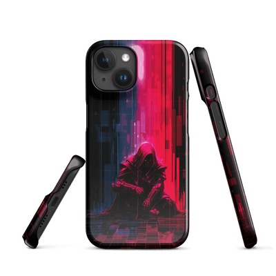 Snap Phone Case for iPhone® 15 | Neo Futuristic Assassin