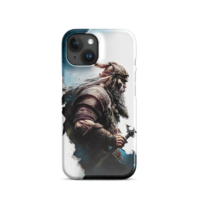 Snap Phone Case for iPhone® 15 | Viking Japanese Masterpiece Art
