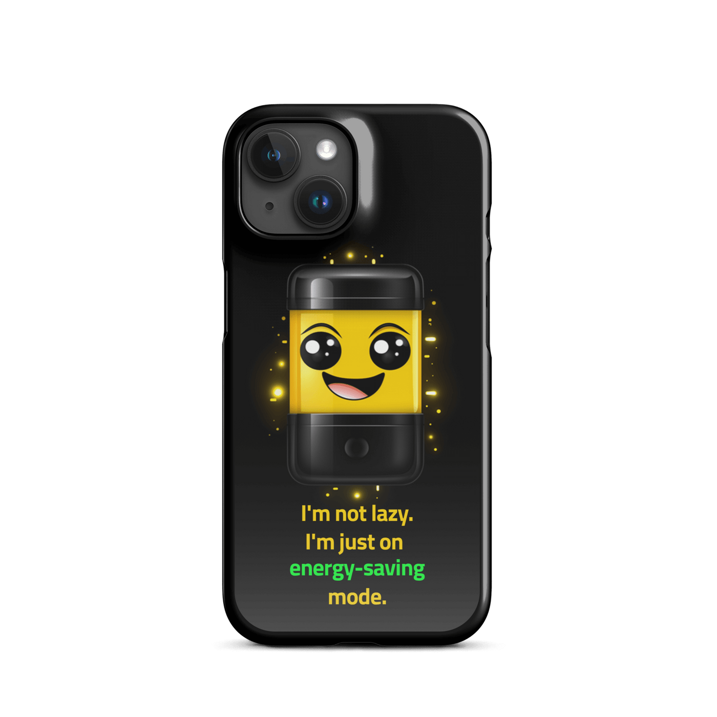 Snap Phone Case for iPhone® 15 | I'm on Energy Saving Mode