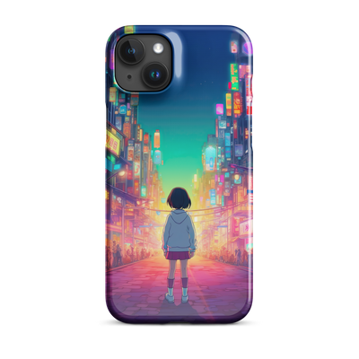 Snap Phone Case for iPhone® 15 | Discovering Japanese Anime City