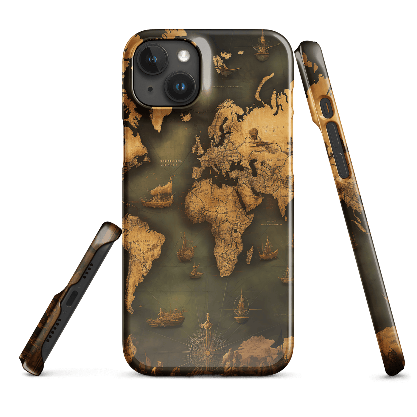 Snap Phone Case for iPhone® 15 | Ancient Map 1