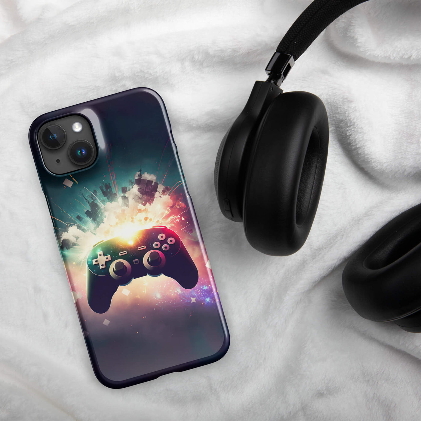 Snap Phone Case for iPhone® 15 | Big Bang Gamepad