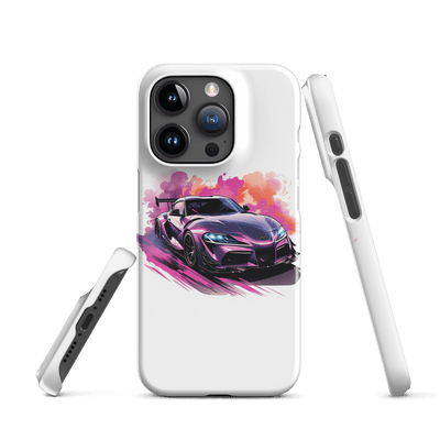 Snap Phone Case for iPhone® 15 | Purple Racing Car