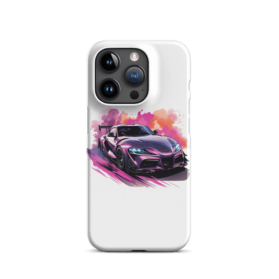 Snap Phone Case for iPhone® 15 | Purple Racing Car