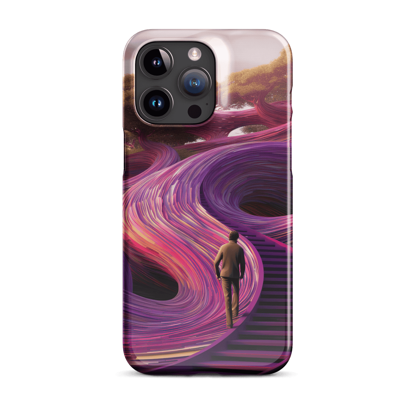 Snap Phone Case for iPhone® 15 | Path to Infinity