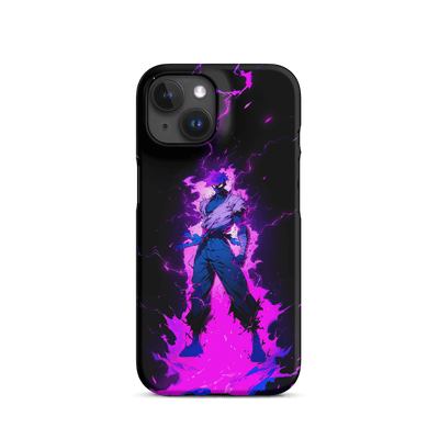 Snap Phone Case for iPhone® 15 | Superior Warrior in Flames