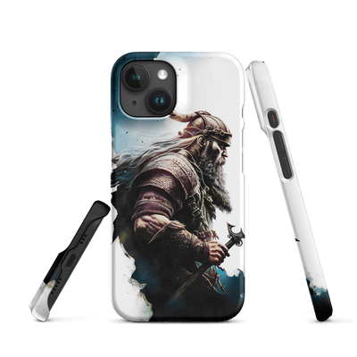 Snap Phone Case for iPhone® 15 | Viking Japanese Masterpiece Art