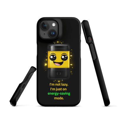 Snap Phone Case for iPhone® 15 | I'm on Energy Saving Mode