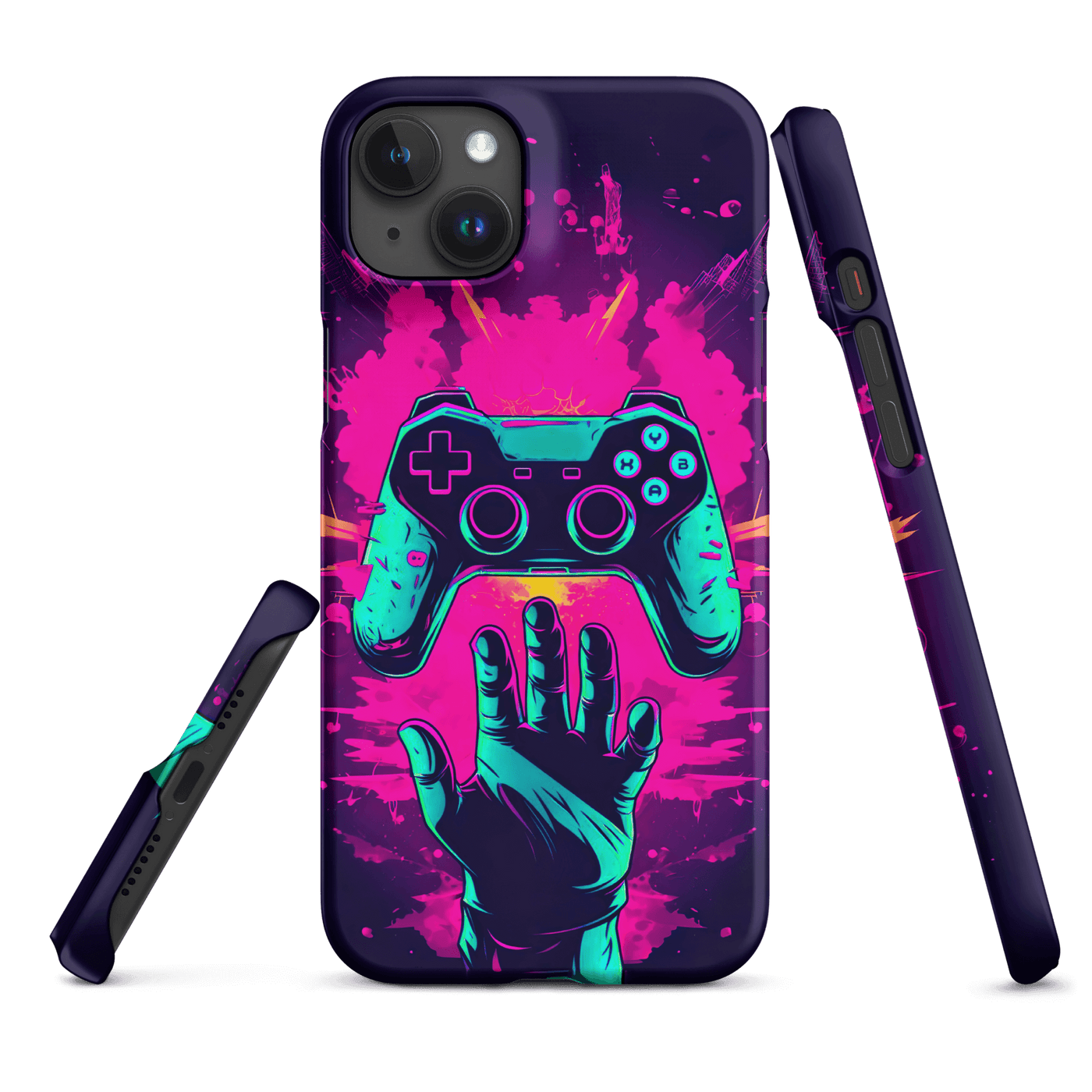 Snap Phone Case for iPhone® 15 | Reaching for Control'ler