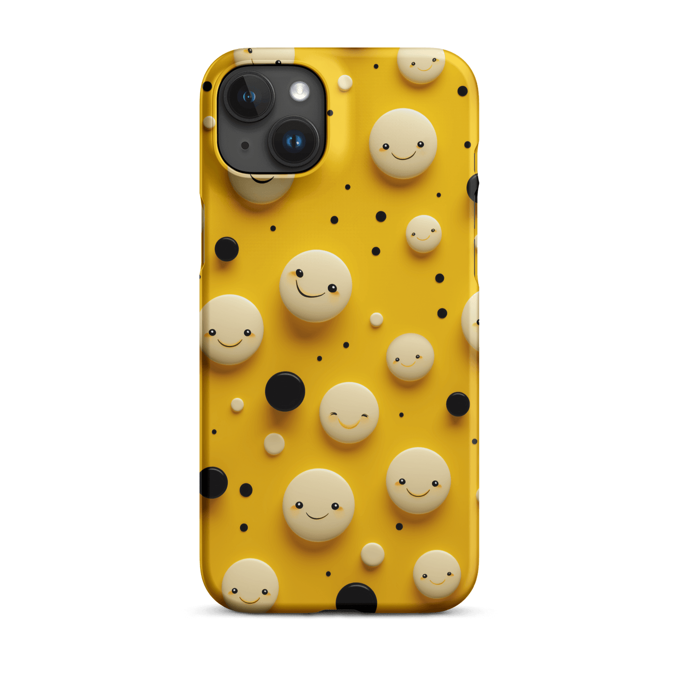 Snap Phone Case for iPhone® 15 | Good Vibes Smileys