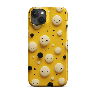 Snap Phone Case for iPhone® 15 | Good Vibes Smileys