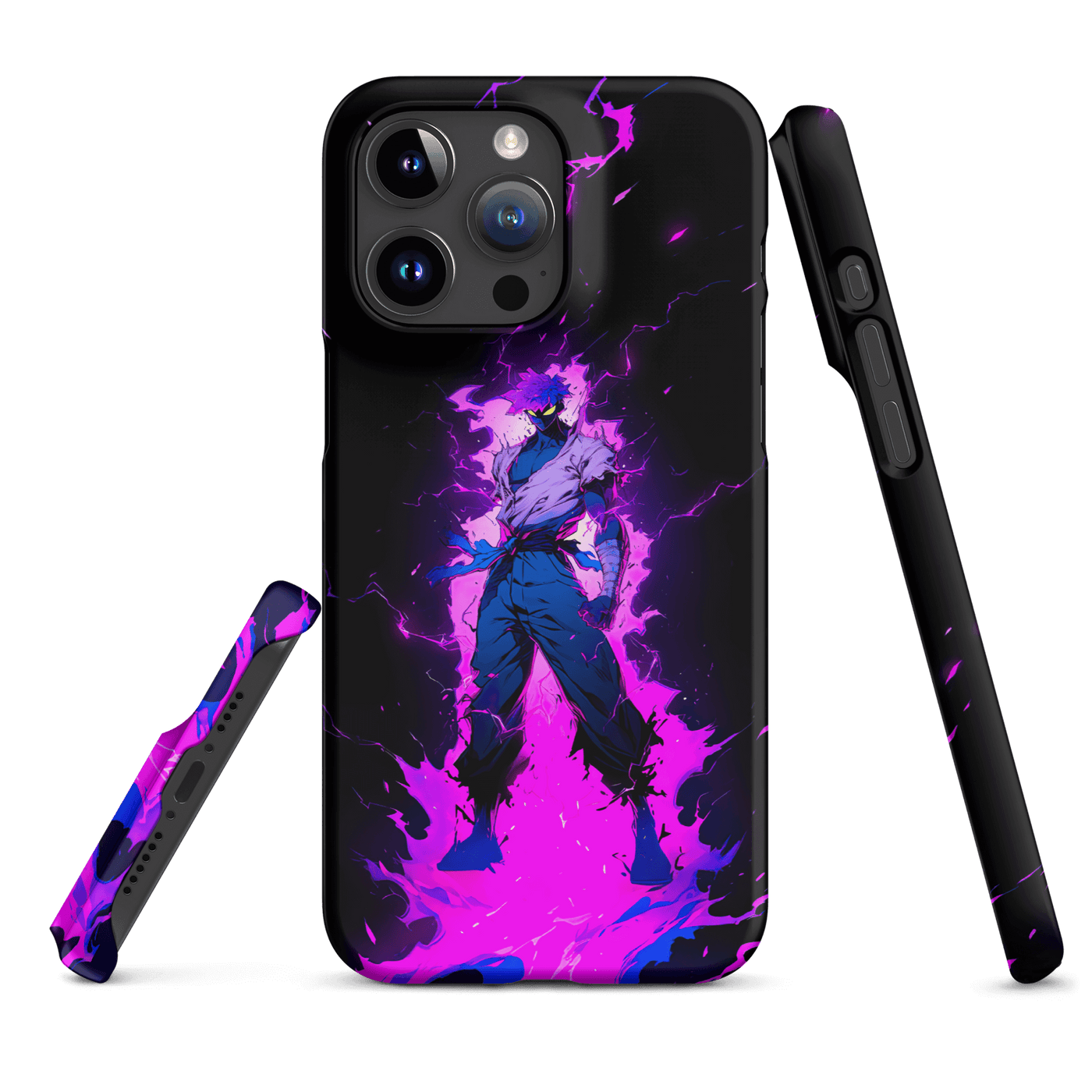 Snap Phone Case for iPhone® 15 | Superior Warrior in Flames