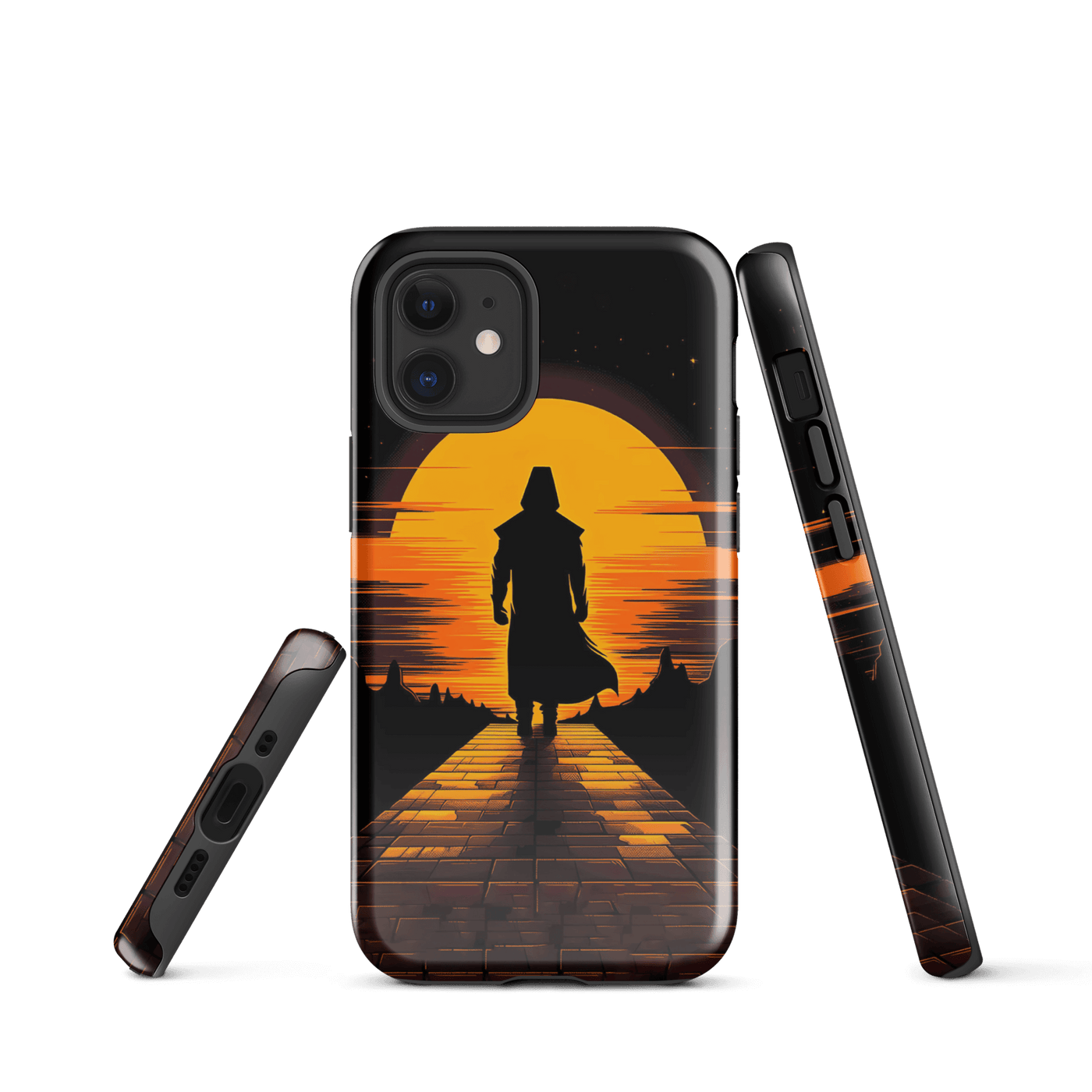 Tough Phone Case for iPhone® 15 | Guardian on Sunset Path