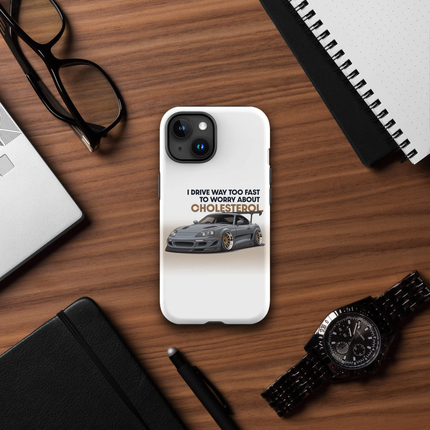 Tough Phone Case for iPhone® 15 | I drive too fast