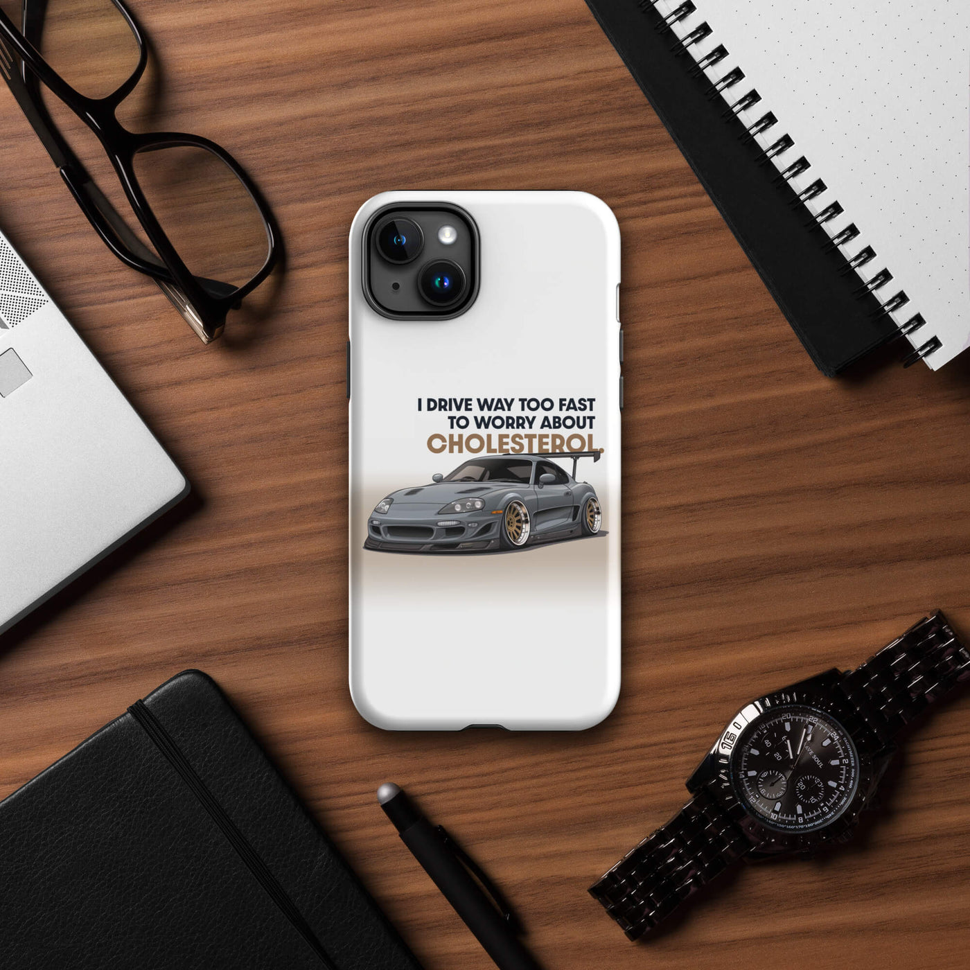 Tough Phone Case for iPhone® 15 | I drive too fast