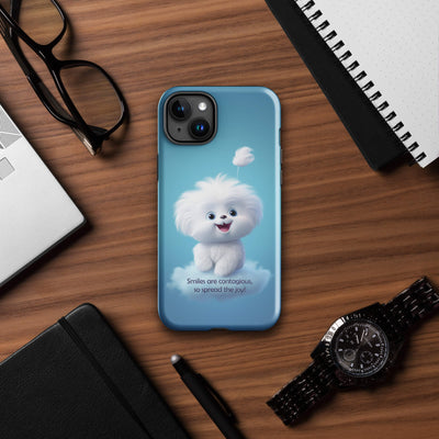 Tough Phone Case for iPhone® 15 | Spread the Joy
