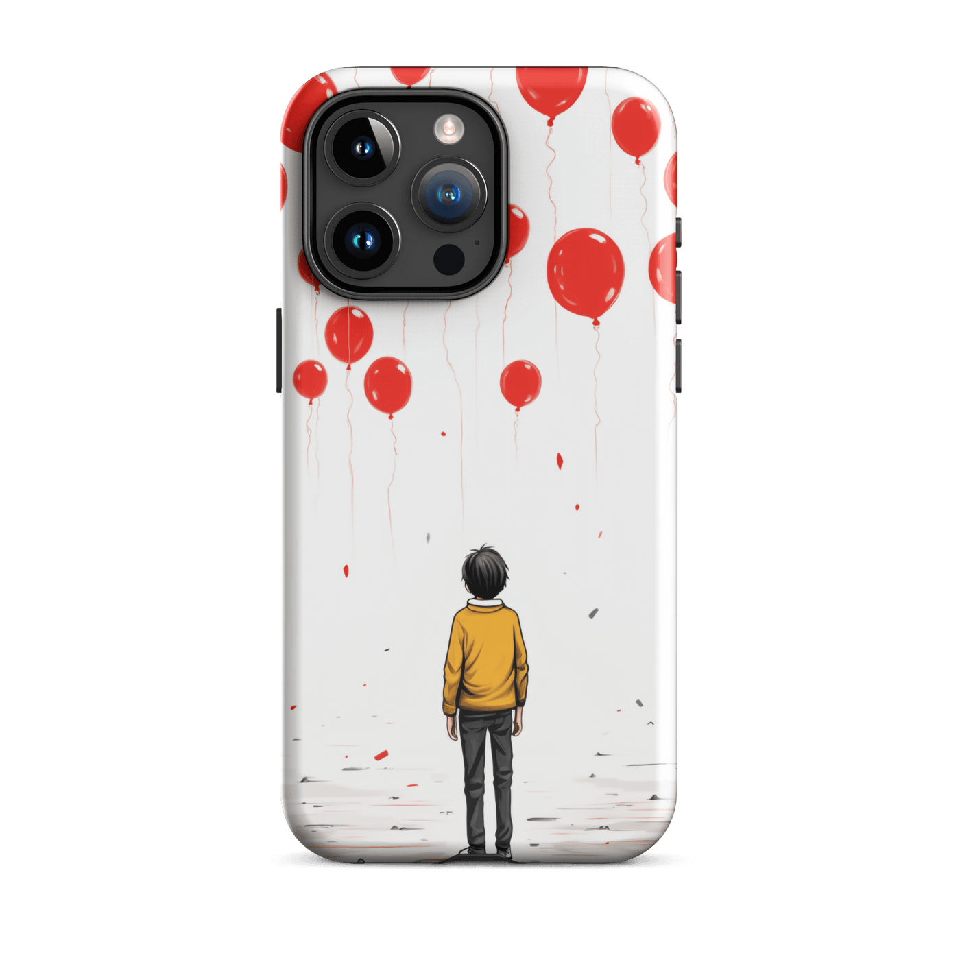 Tough Phone Case for iPhone® 15 | Rising Balloons