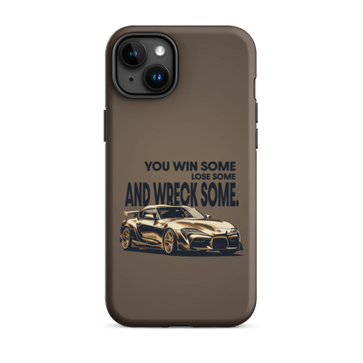 Tough Phone Case for iPhone® 15 | You win lose wreck some
