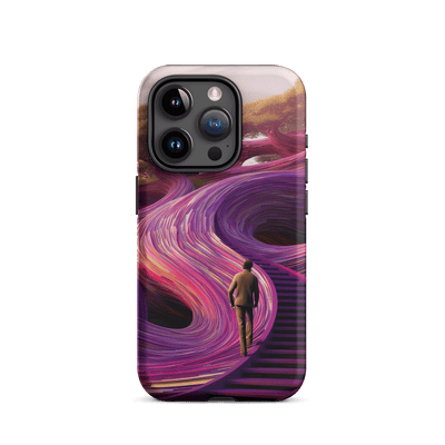 Tough Phone Case for iPhone® 15 | Path to Infinity