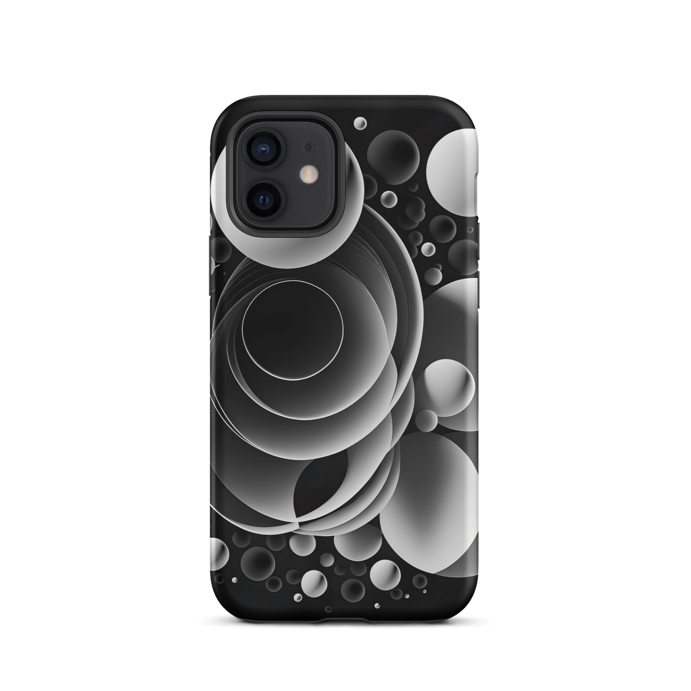 Tough Mobile Case for iPhone® | Black'n White Abstract Shapes 2