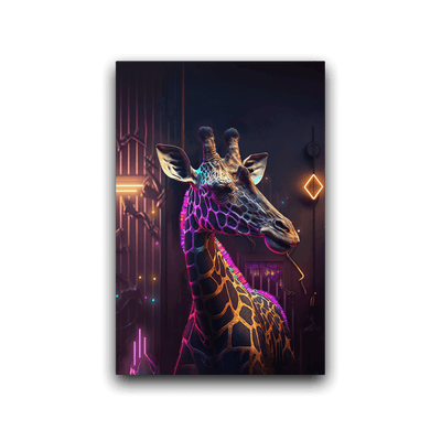 Glossy Metal Print | Club Giraffe