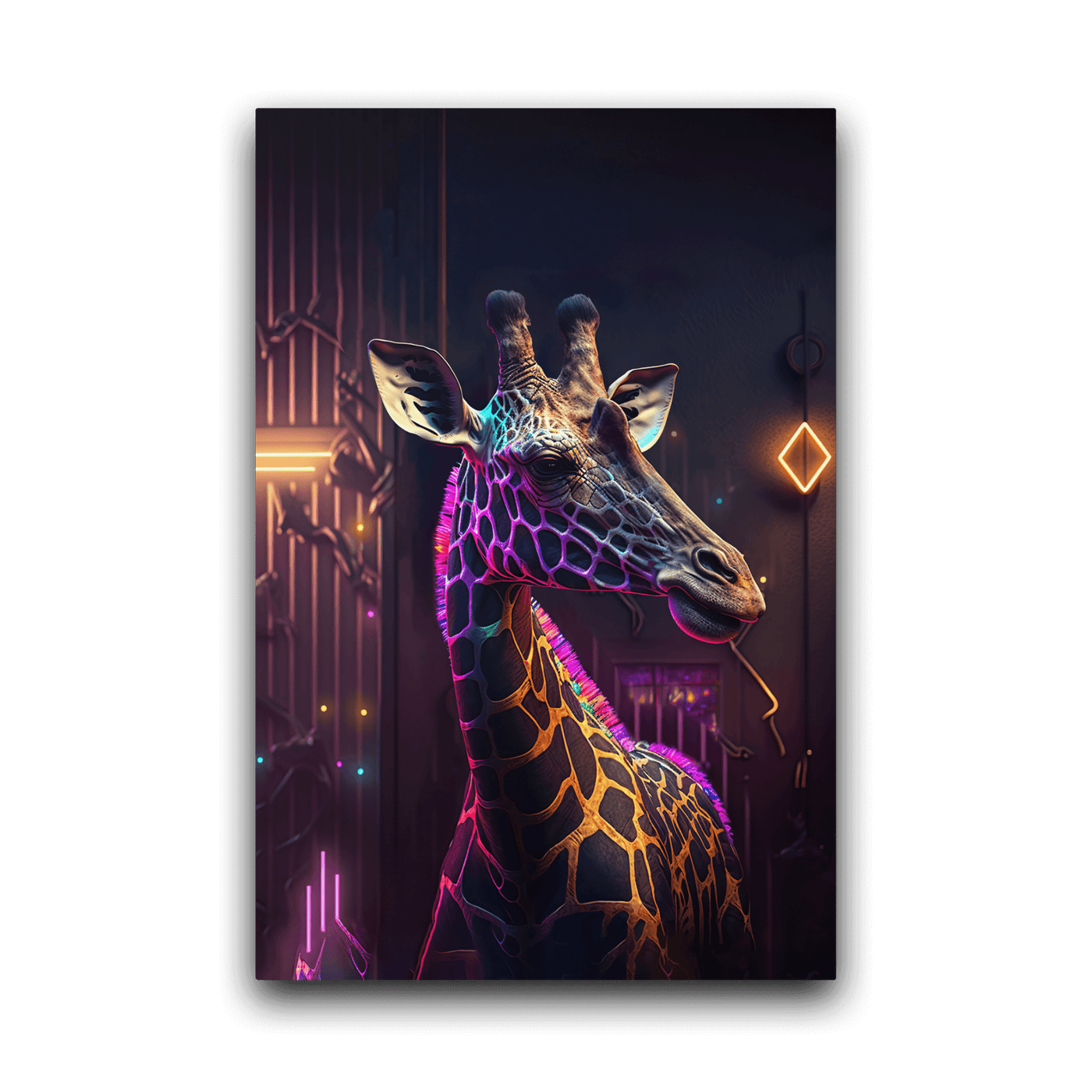 Glossy Metal Print | Club Giraffe