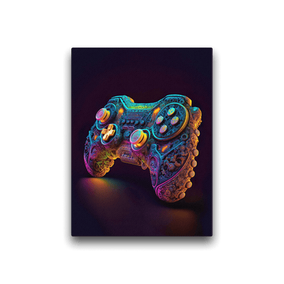 Thick Canvas | Mystical Glowing Gamepad