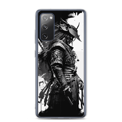 Clear Mobile Case for Samsung® | Samurai 2 Black'n White Japanese Art