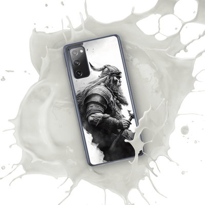Clear Mobile Case for Samsung® | Viking Japanese Black'n White Masterpiece Art