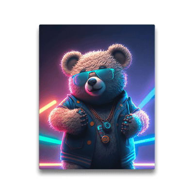 Thick Canvas | Club Teddy Bear